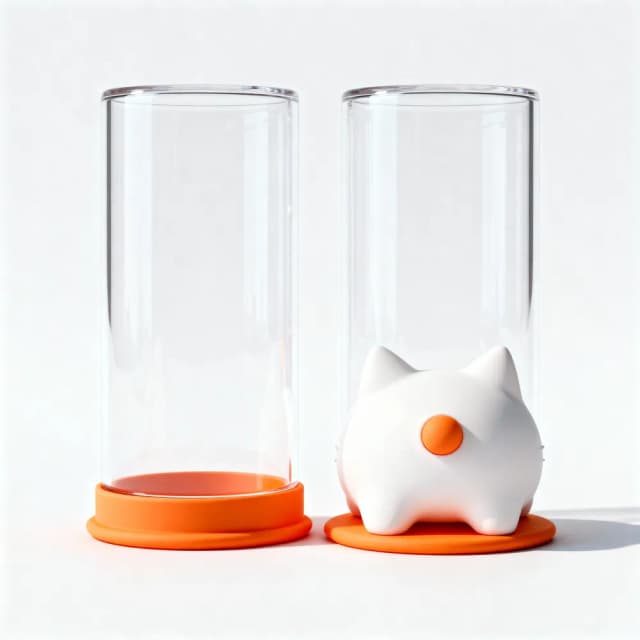 유리컵 제품 사진